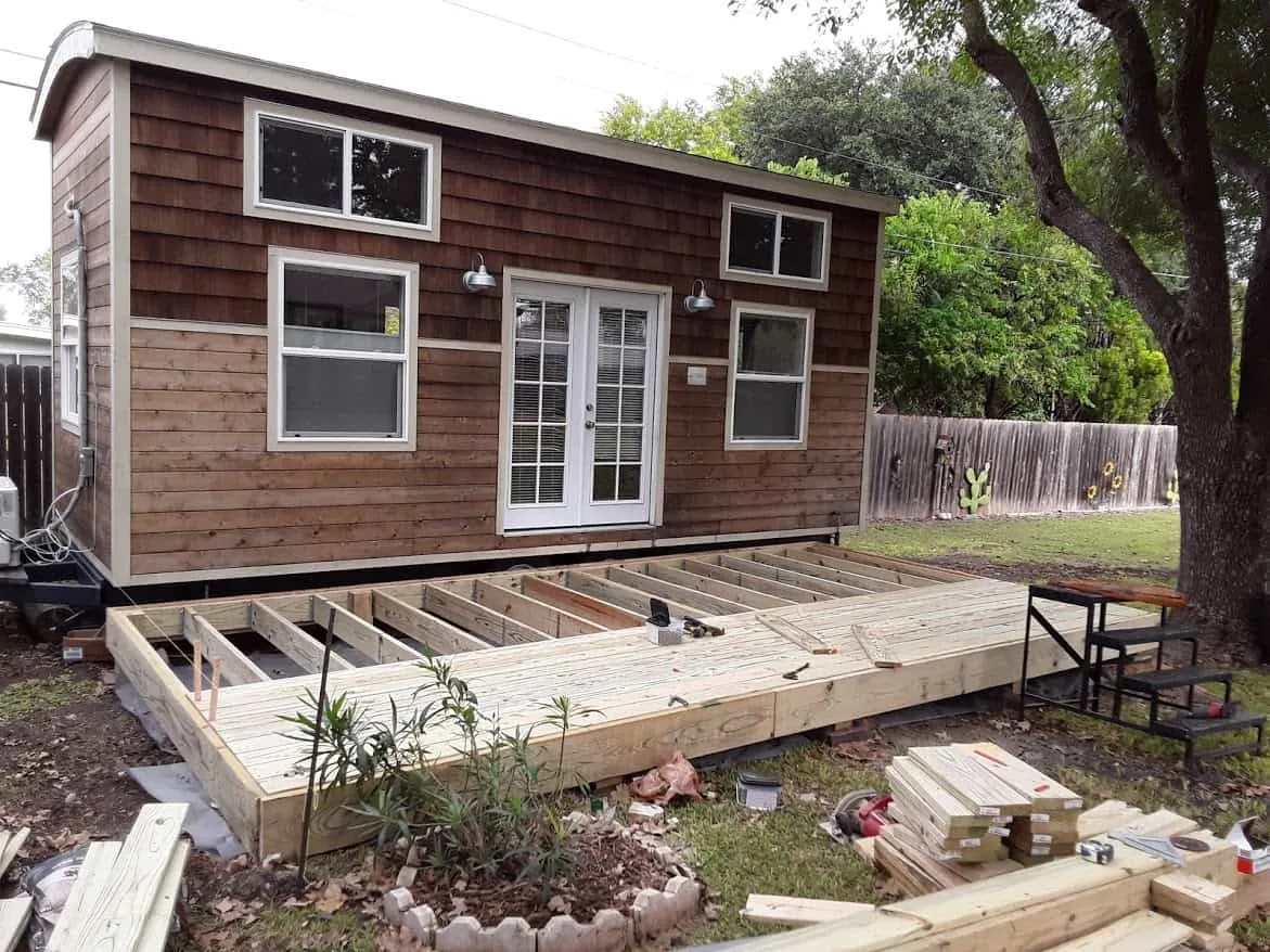 Tiny Home Deck